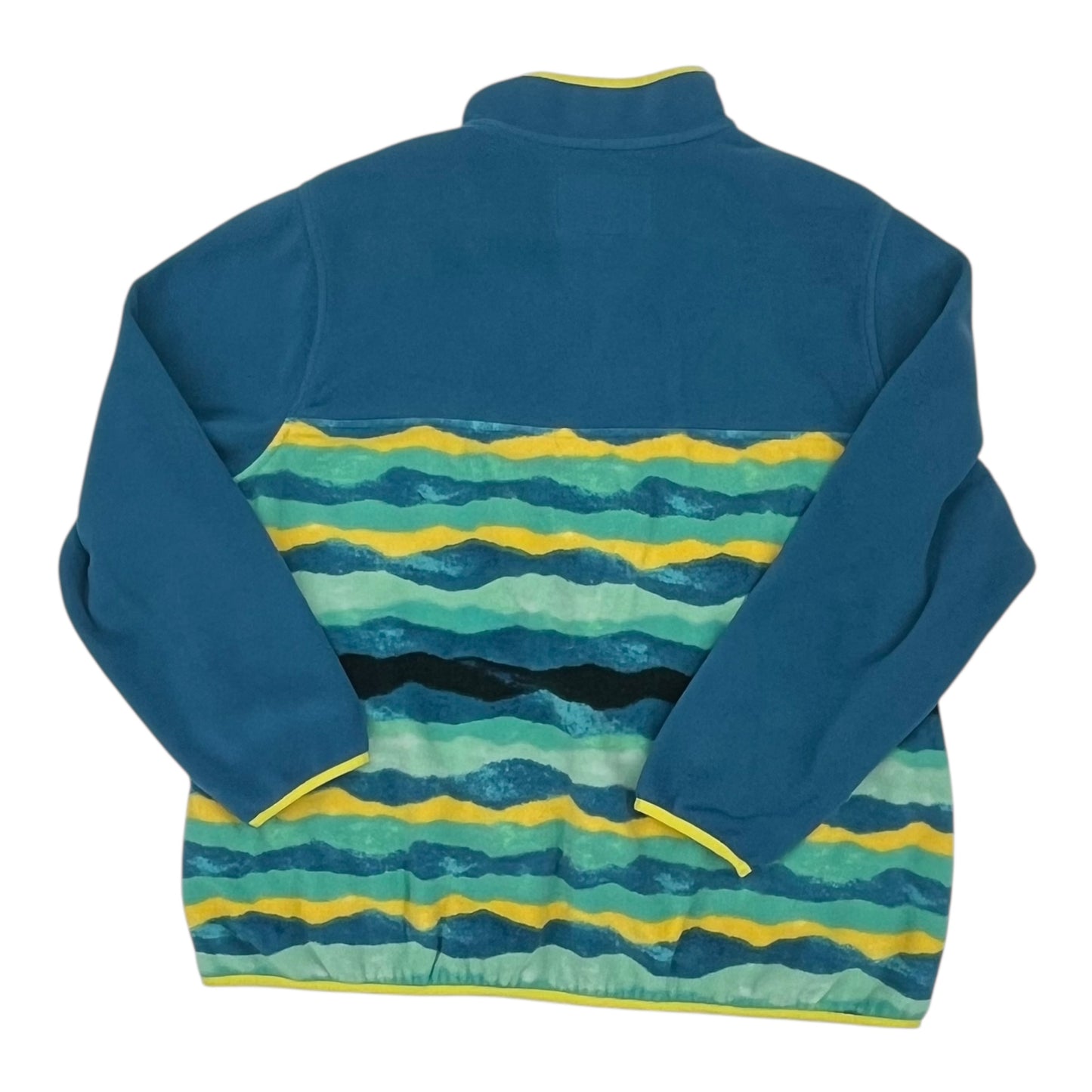 Sweatshirt Collar By Lands End In Teal, Size:2X