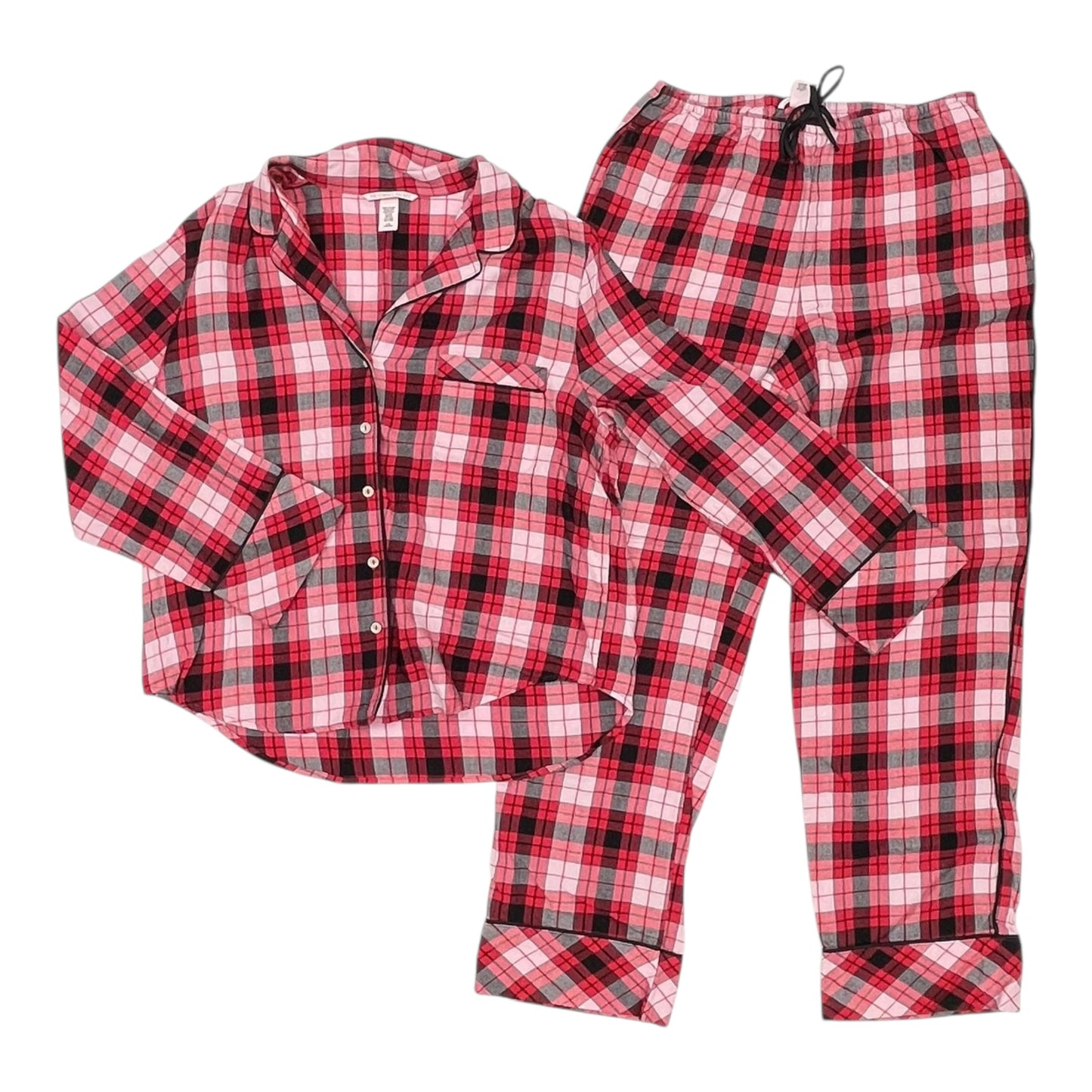 Pajamas 2Pc By Victorias Secret In Pink & Red, Size:M