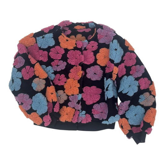 Jacket Fleece By Polagram In Floral Print, Size:L