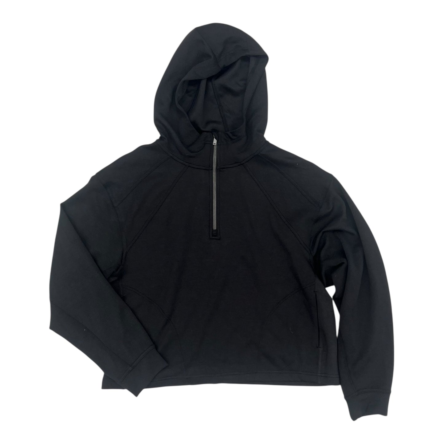 Athletic Sweatshirt Hoodie By Avia In Black, Size:L