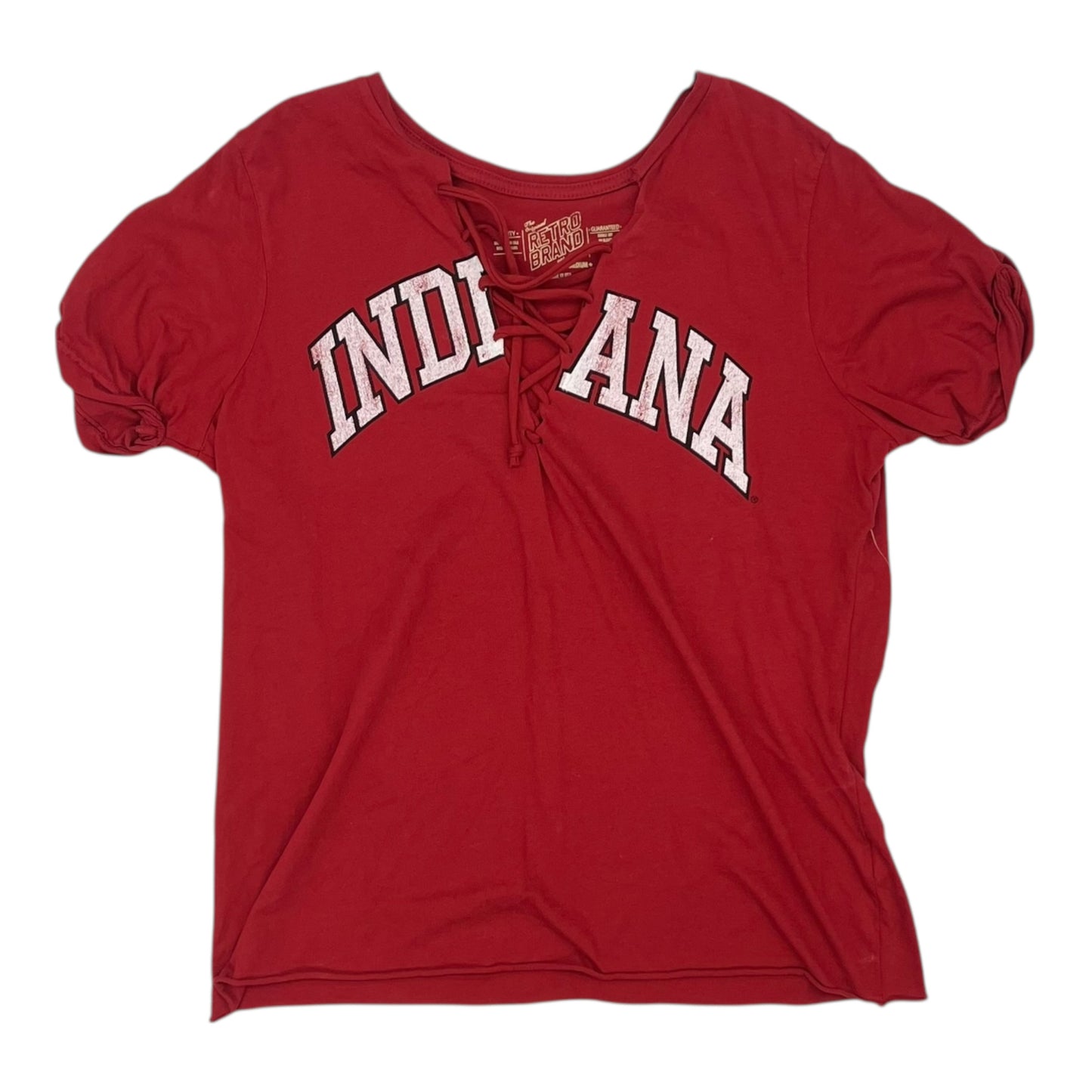 Athletic Top Ss By Clothes Mentor In Red, Size:M