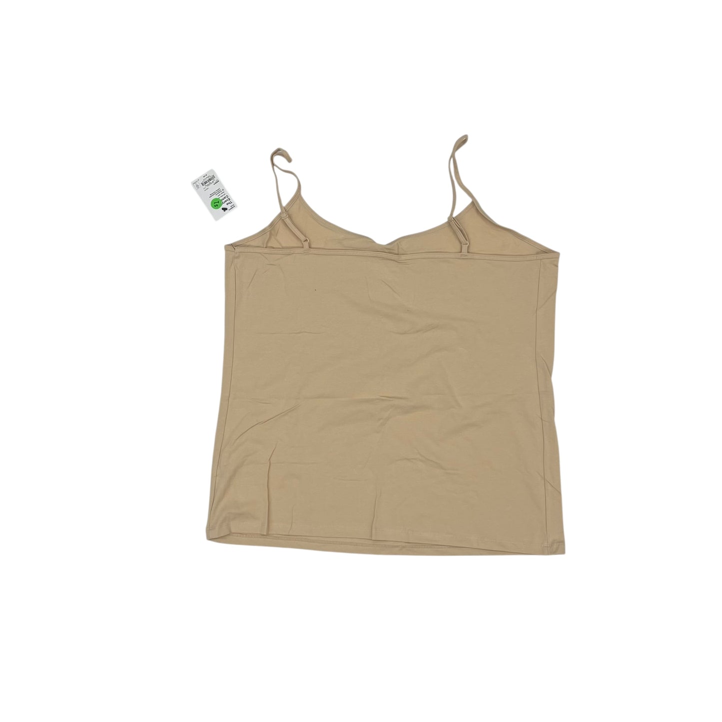 Top Cami By Sonoma In Tan, Size:2X