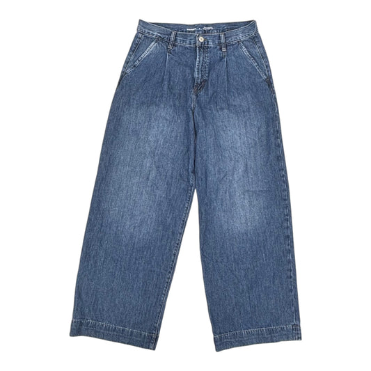 Jeans Wide Leg By Old Navy In Blue Denim, Size:8