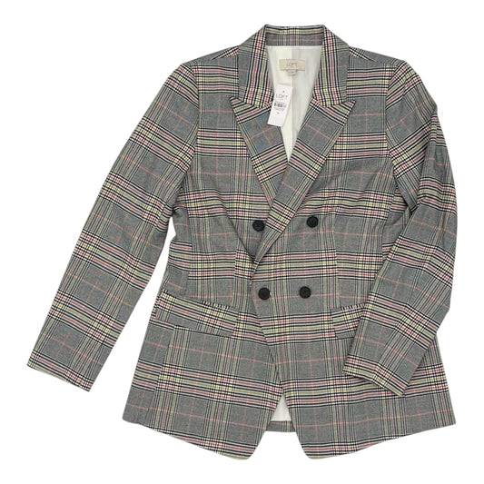 Blazer By Loft In Grey & Pink, Size:M
