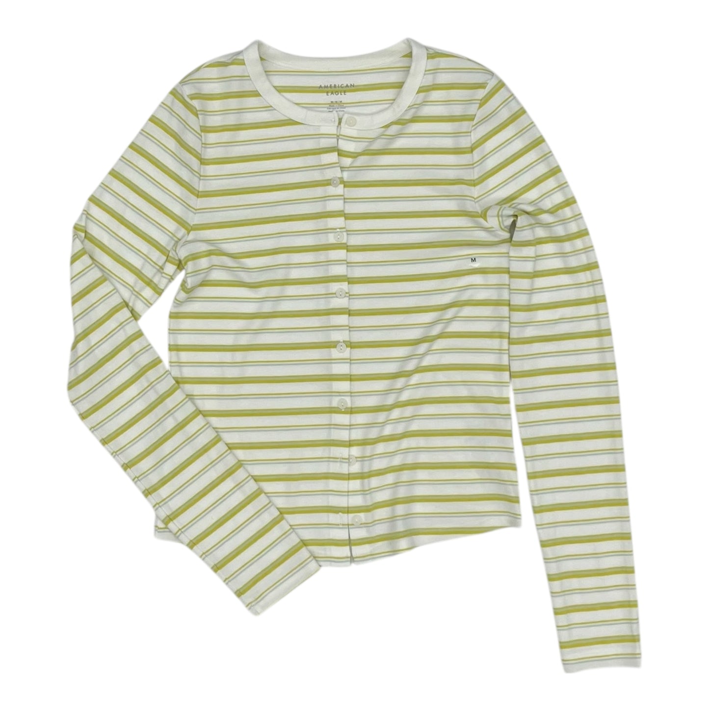 Cardigan By American Eagle In Striped Pattern, Size:M