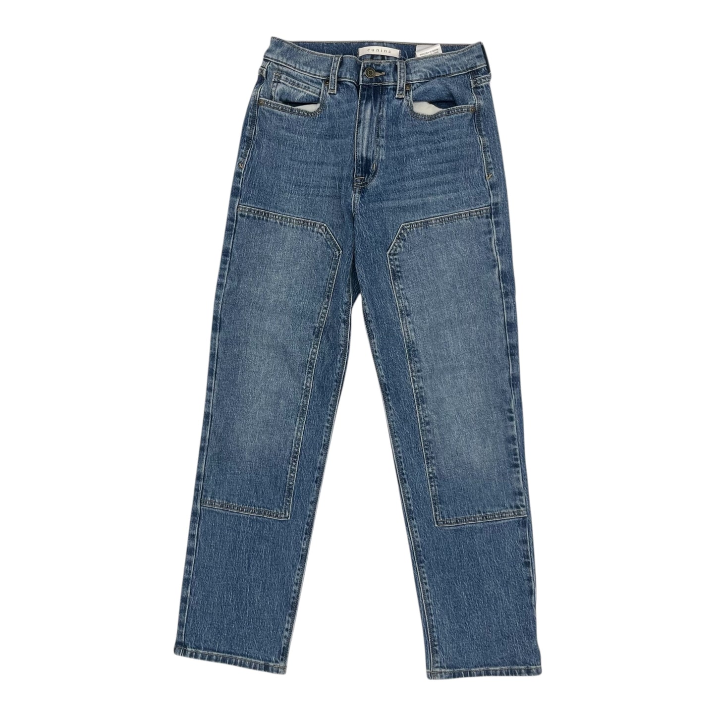 Jeans Straight By Eunina In Blue Denim, Size:4