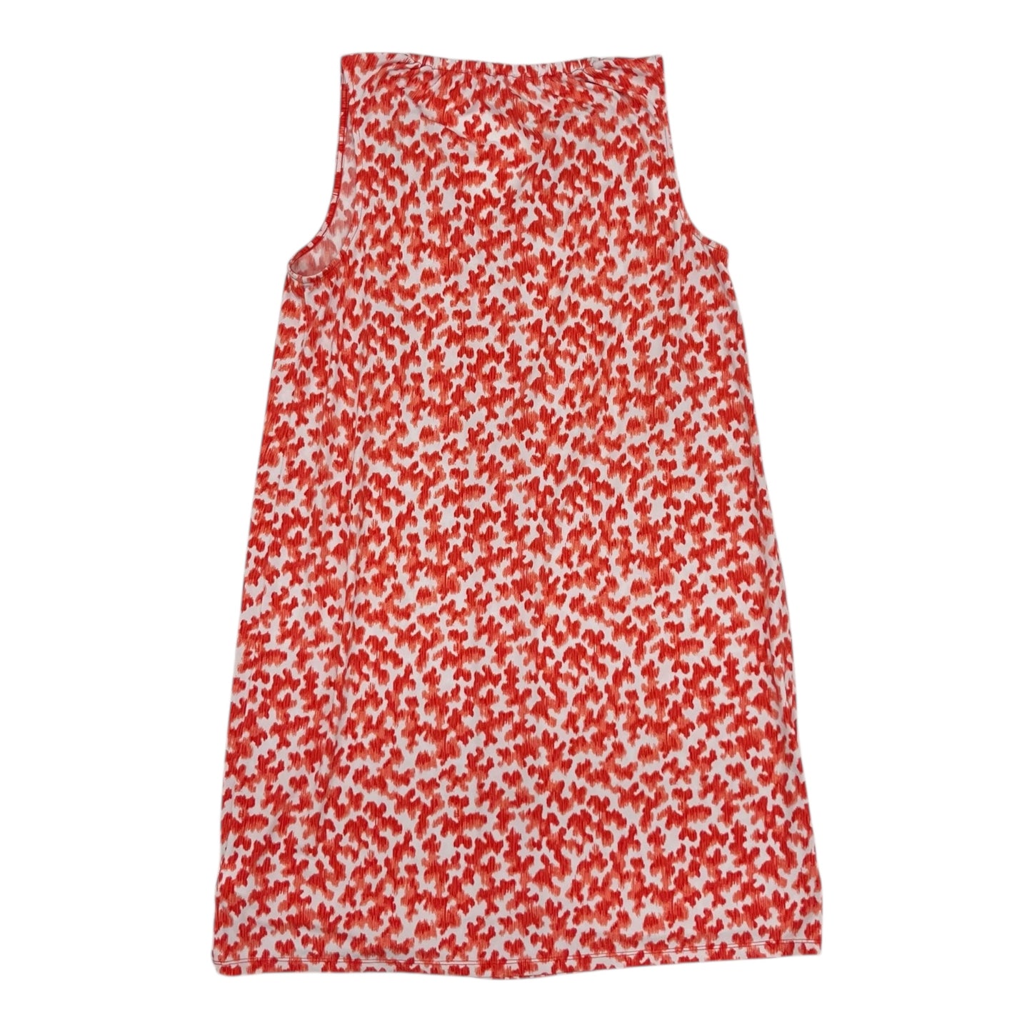 Dress Designer By Michael Kors In Red & White, Size:M