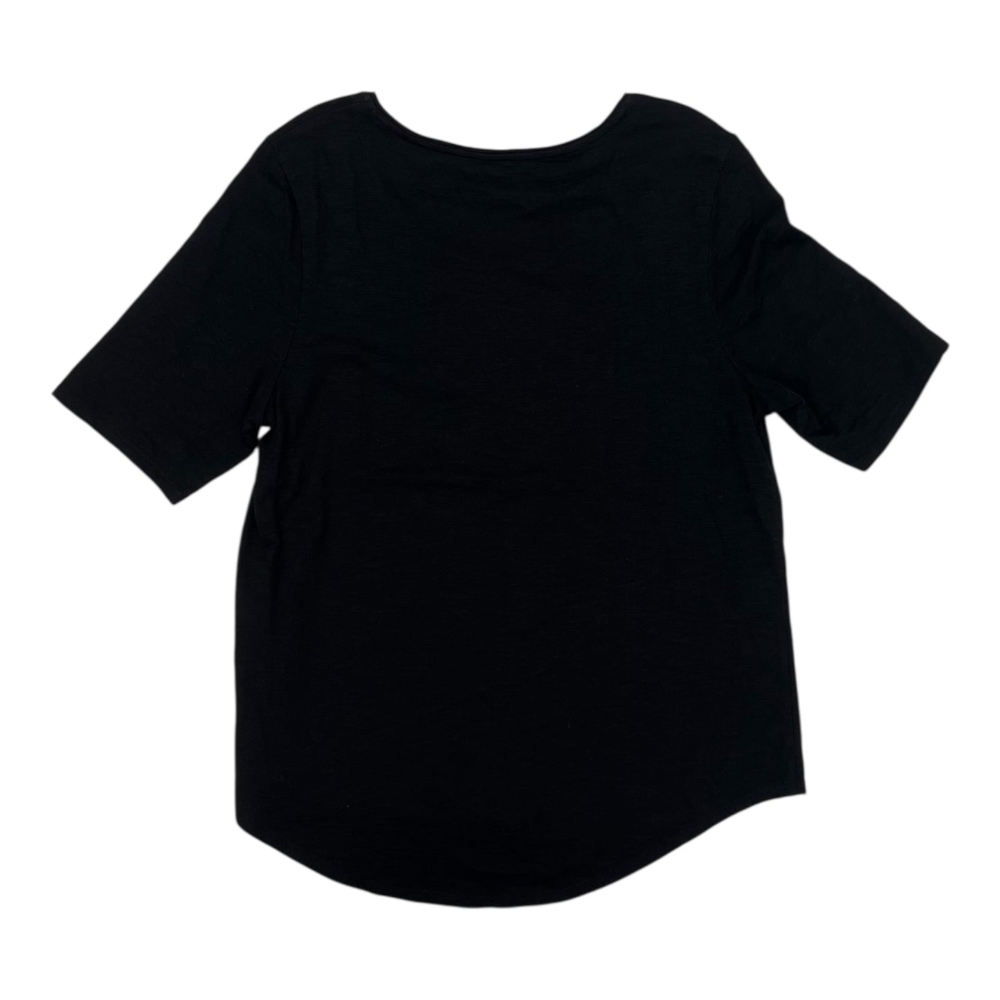 Top Ss Basic By Chicos In Black, Size:L