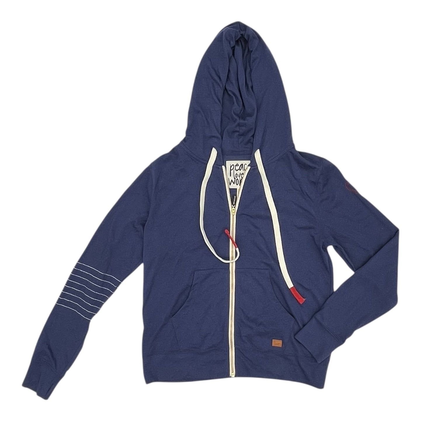 Jacket Shirt By Peace Love World In Blue, Size:S