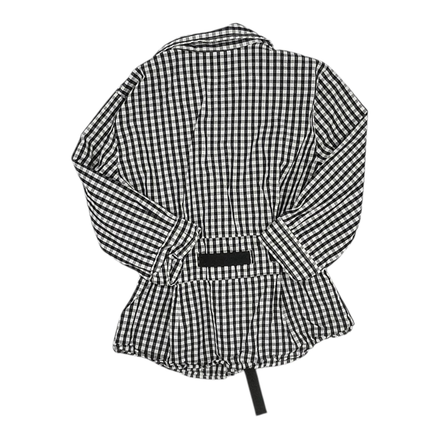 Blouse 3/4 Sleeve By Lucy And Laurel In Black & White, Size:Xl