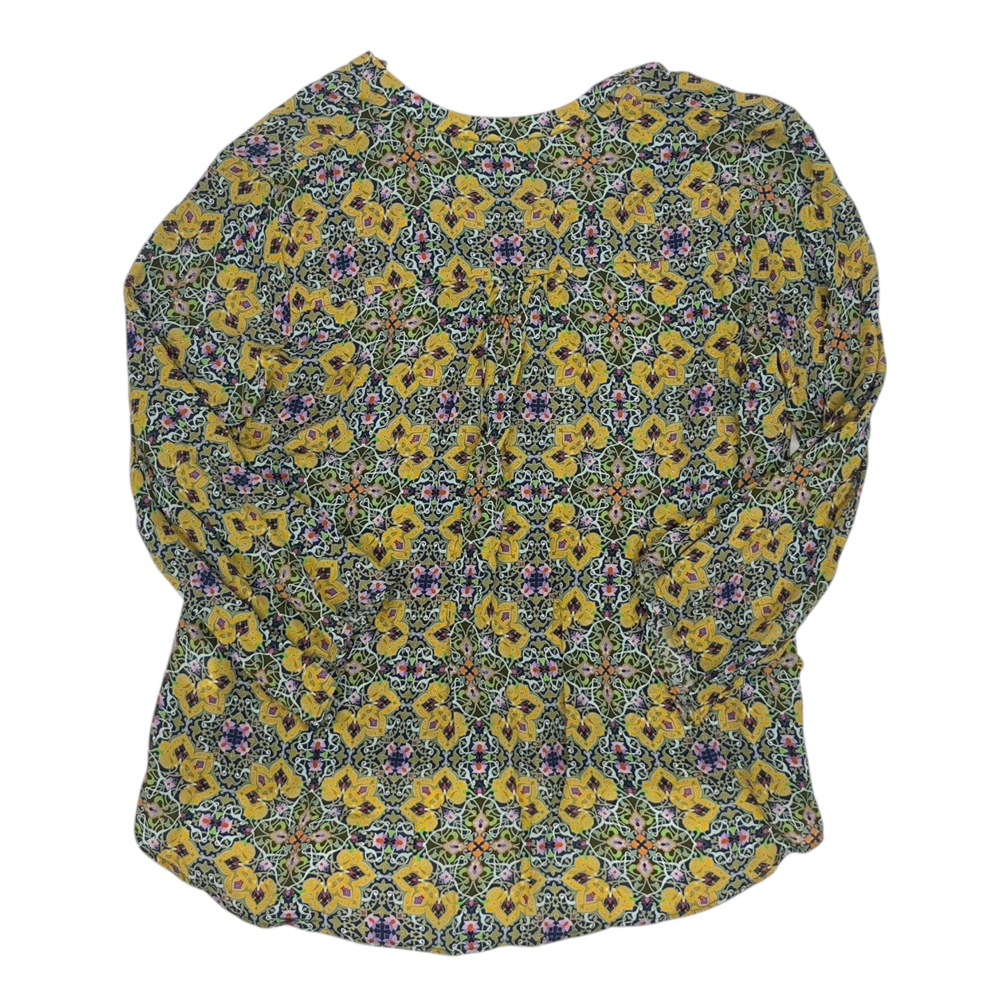 Blouse 3/4 Sleeve By Clothes Mentor In Multi, Size:Xl