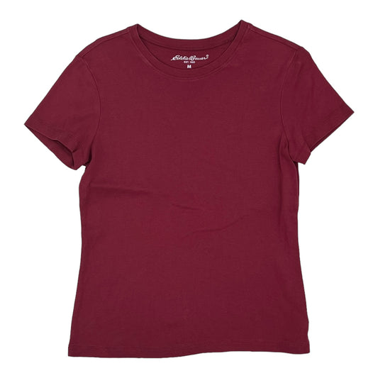 RED TOP SS BASIC by EDDIE BAUER Size:M