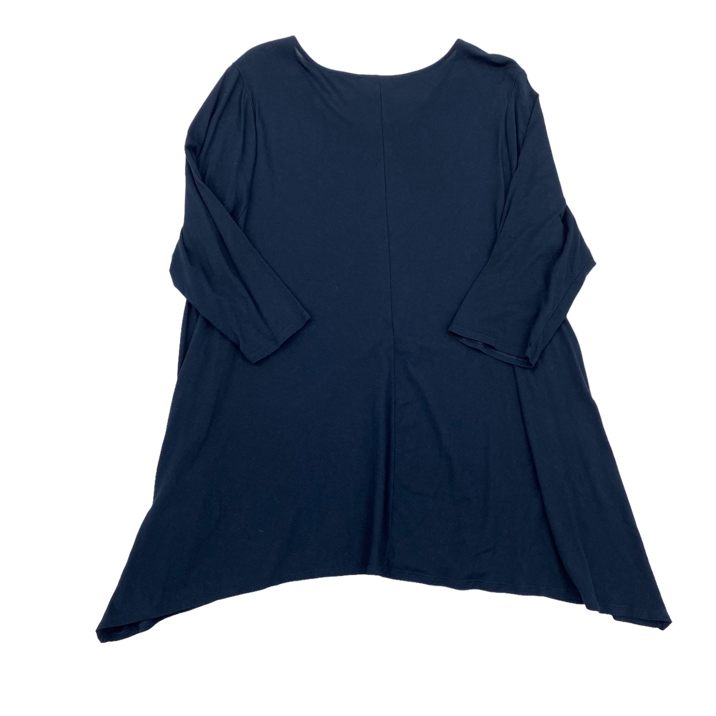 NAVY PURE JILL TOP 3/4 SLEEVE, Size 2X