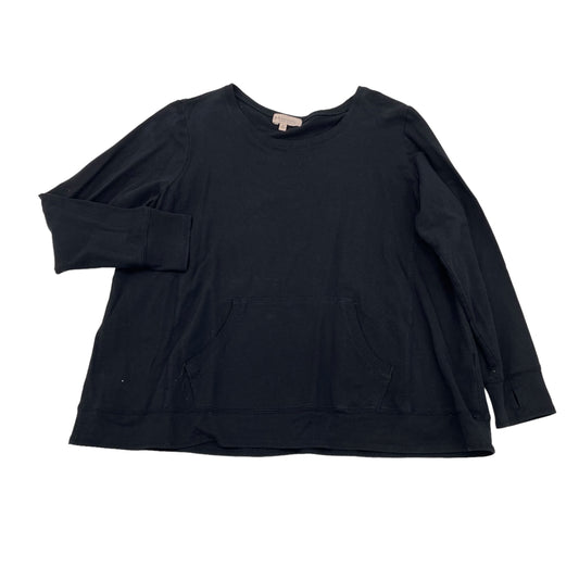 BLACK SWEATSHIRT COLLAR by PHILOSOPHY Size:2X