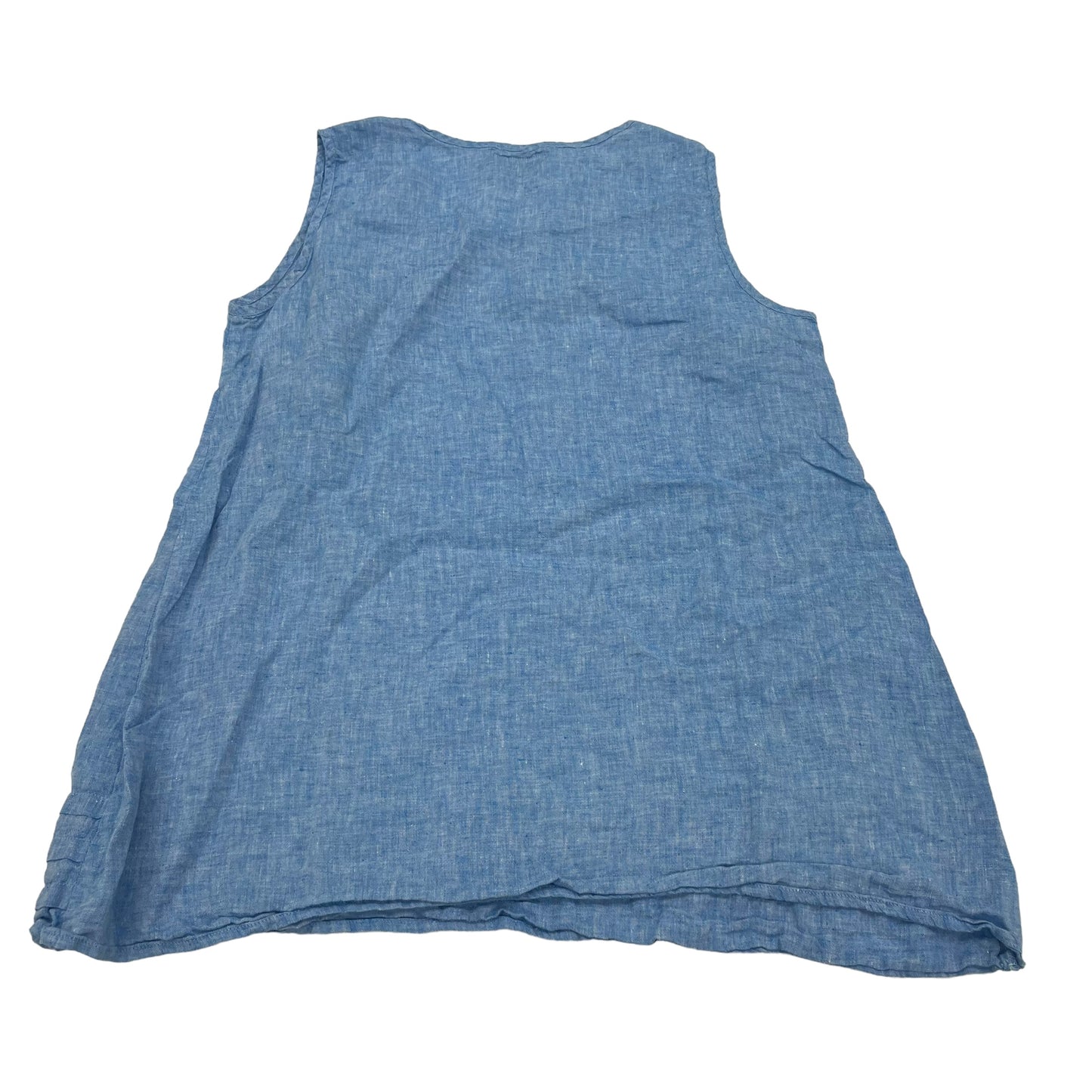 BLUE TUNIC SLEEVELESS by FLAX Size:L