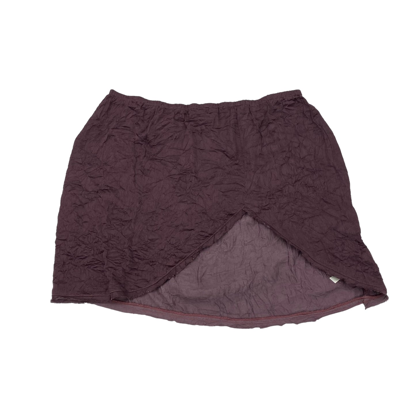 PURPLE SKIRT MINI & SHORT by FREE PEOPLE Size:L