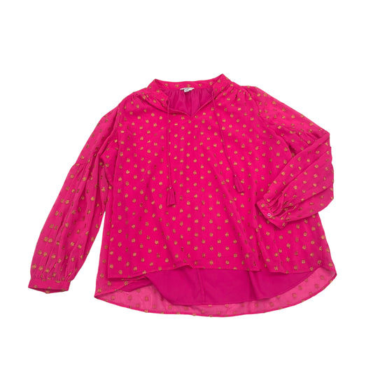 Top Ls By Crown And Ivy In Pink, Size:Xl