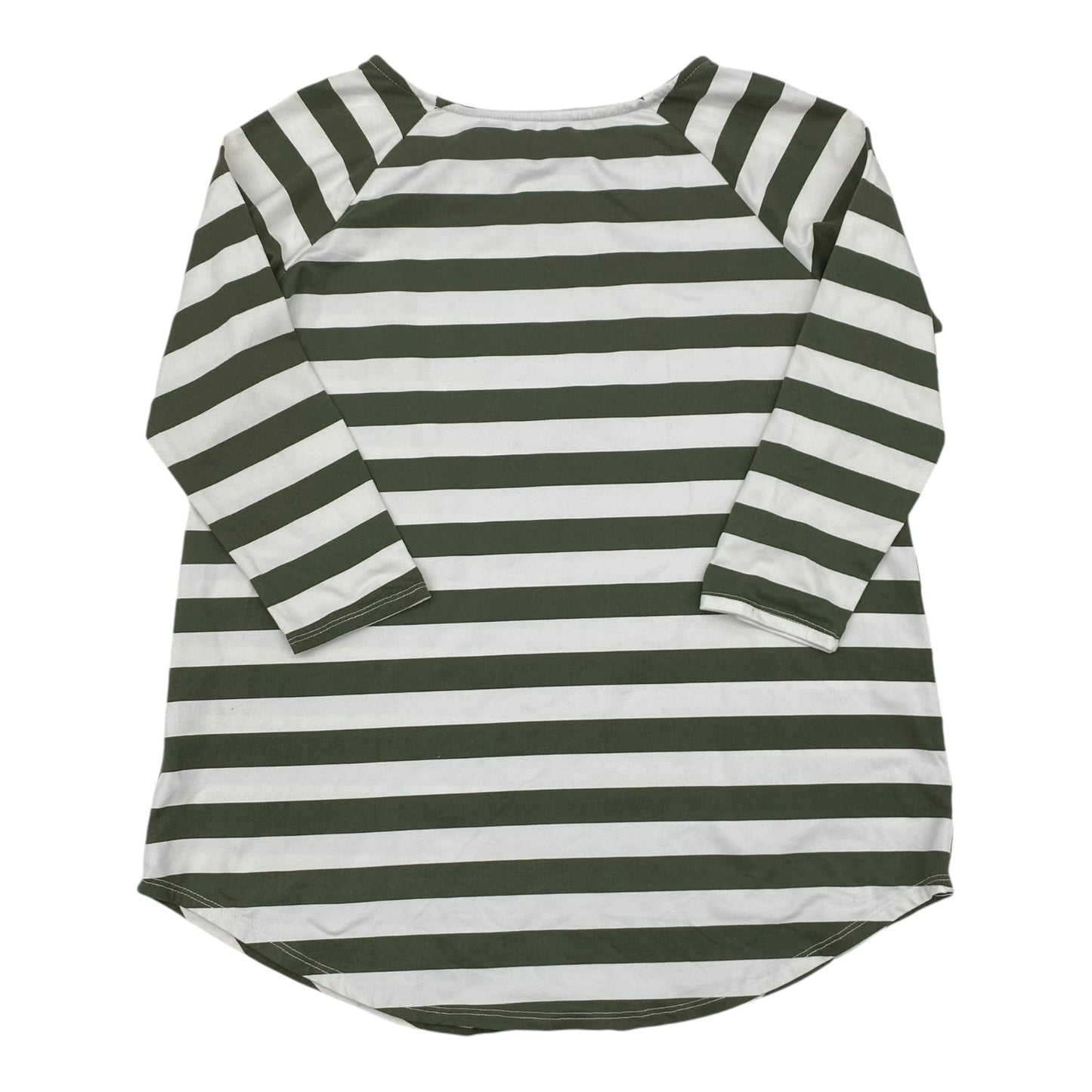 Top Ls By Reborn J In Green & White, Size:L