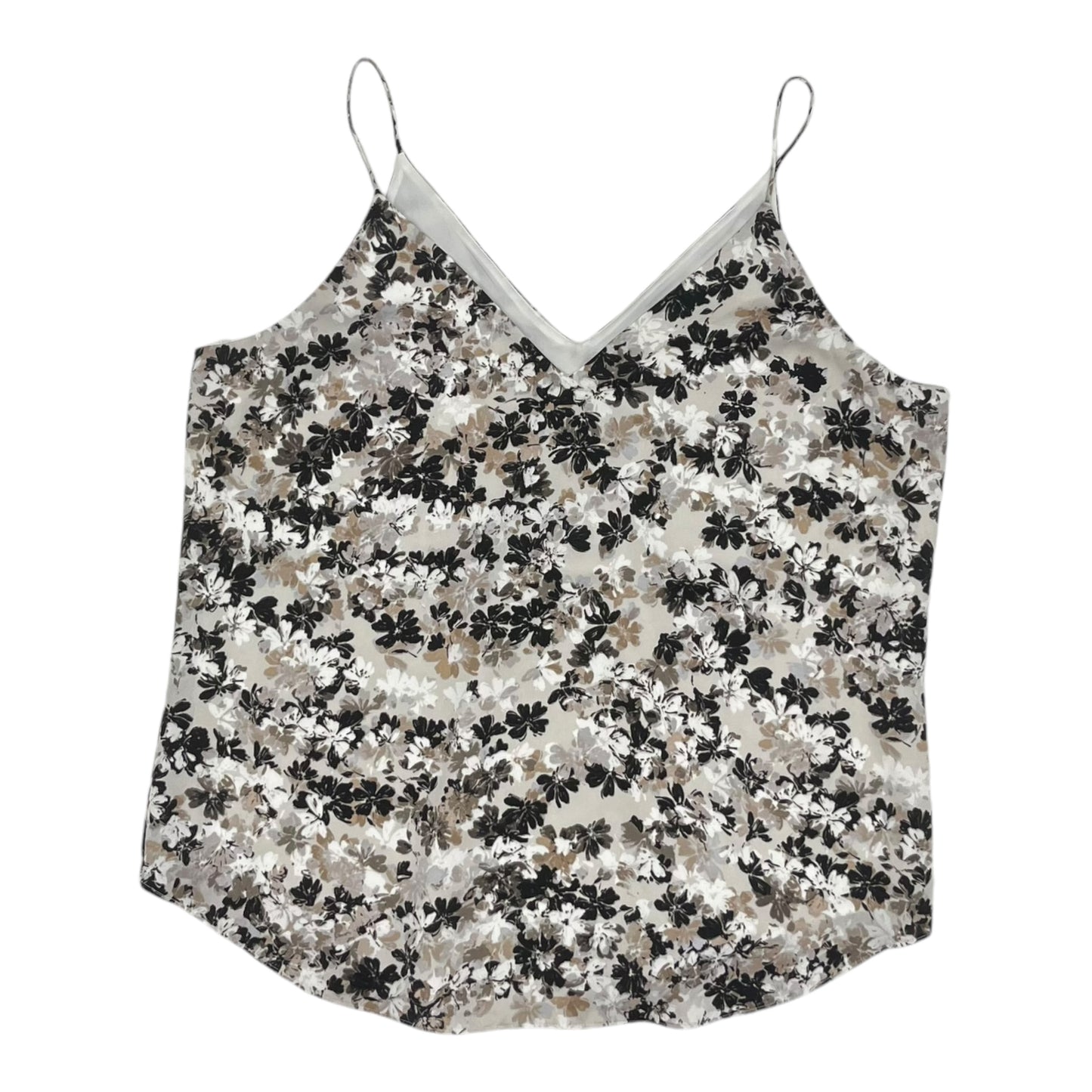 Top Sleeveless By Express In Black & Cream, Size:L