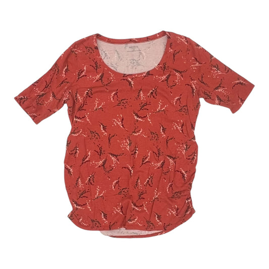 Mat Top Ss By Motherhood In Orange, Size:L