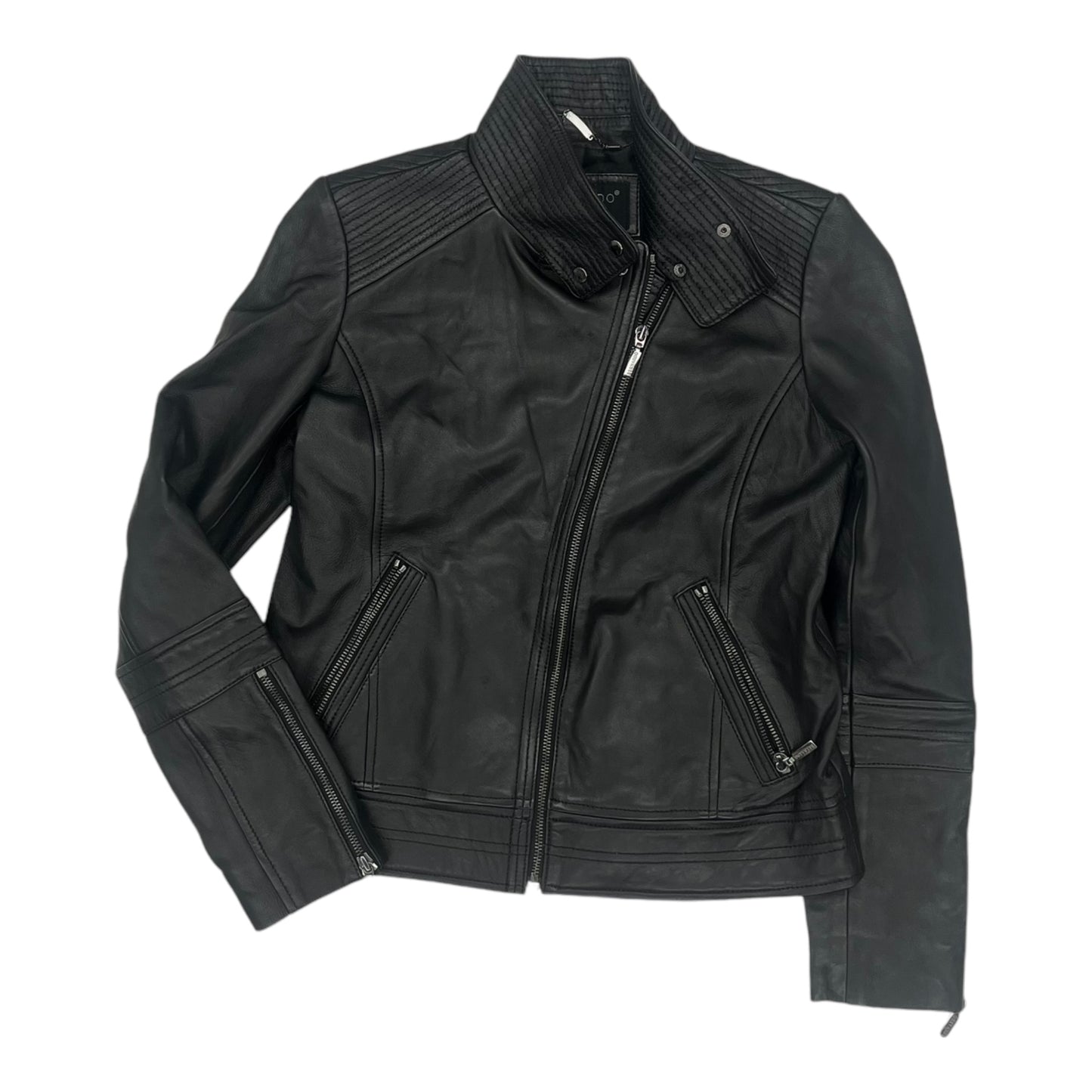 Jacket Moto By Bernardo In Black, Size:S