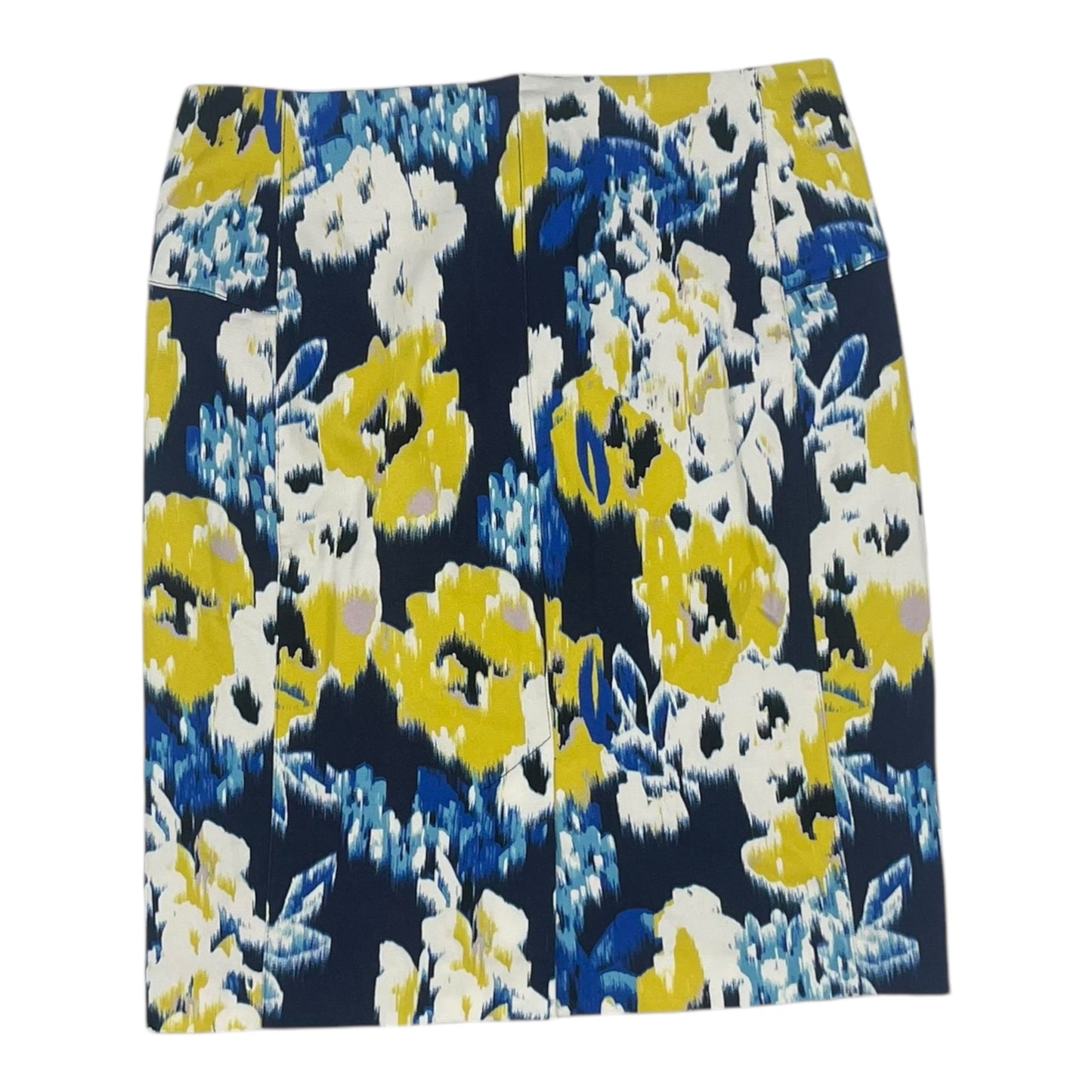 Skirt Mini & Short By Lysse In Blue & Yellow, Size:L