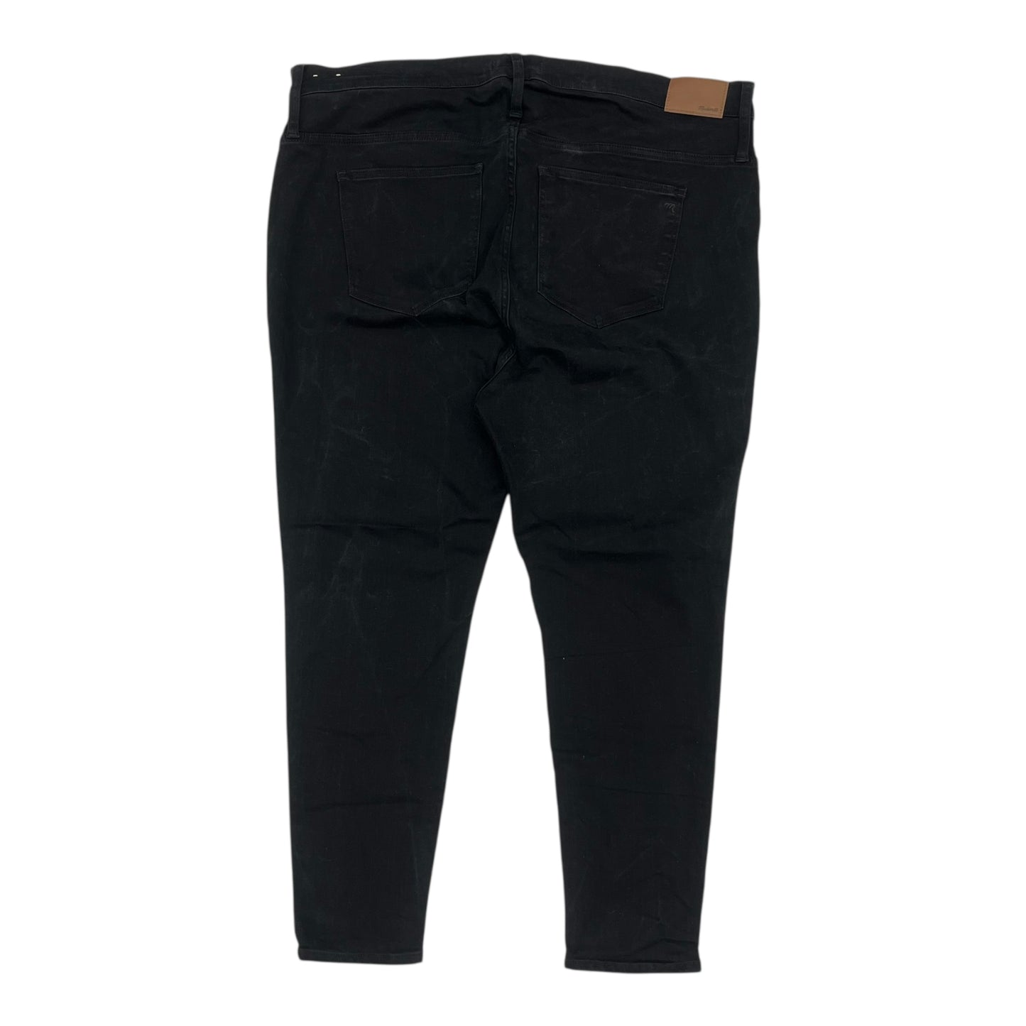 Jeans Skinny By Madewell In Black Denim, Size:22