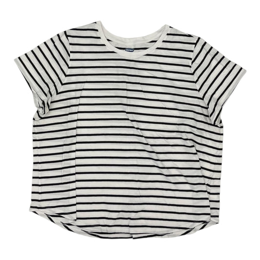 Top Ss By Old Navy In Black & White, Size:Xxl