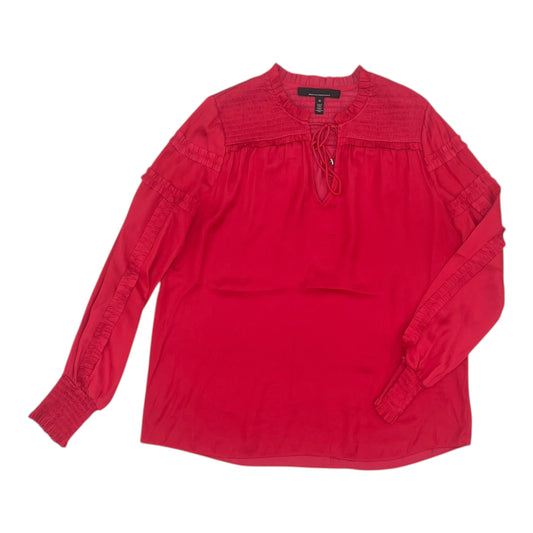 Blouse Ls By White House Black Market In Pink, Size:M