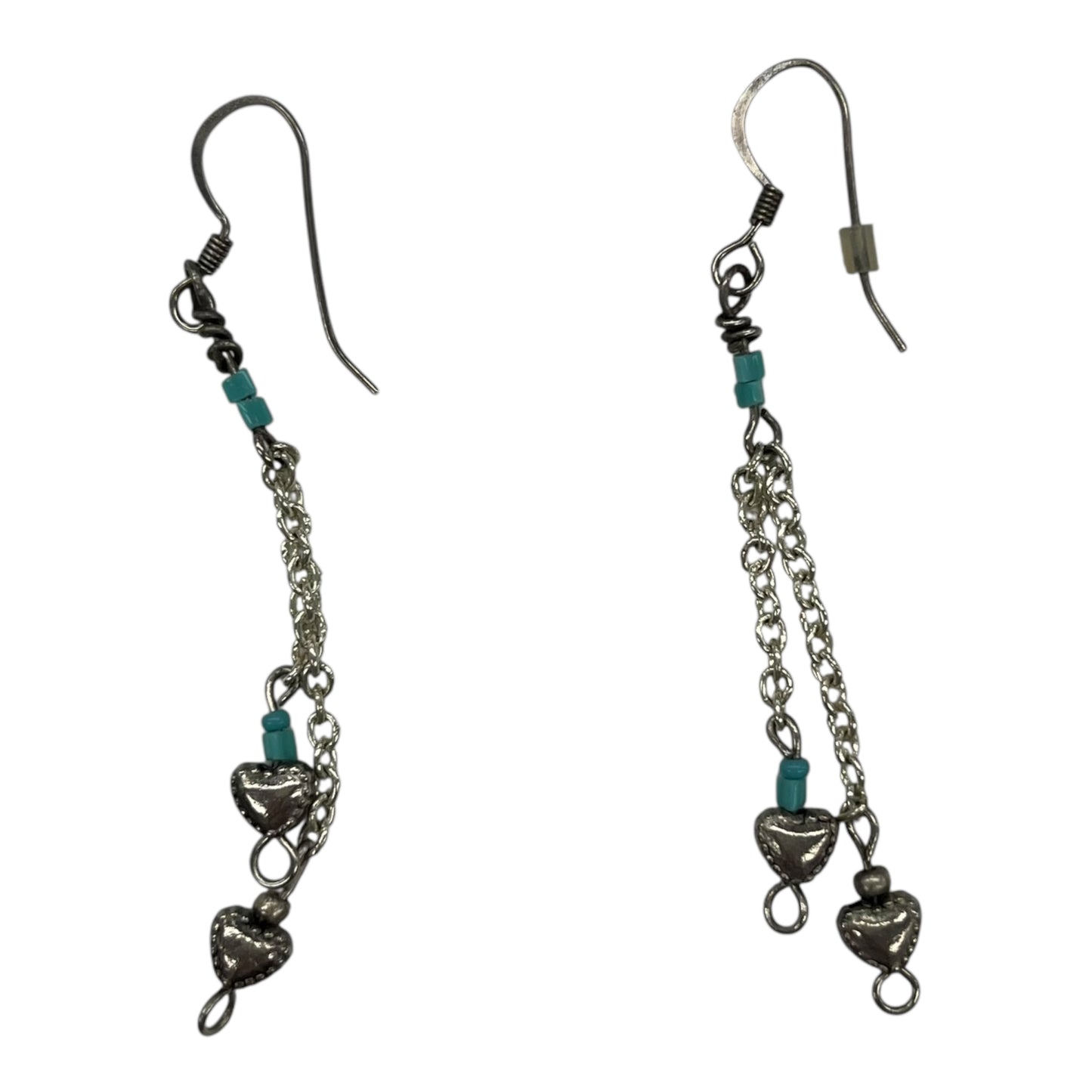 Earrings Dangle/Drop By Clothes Mentor In Blue & Silver