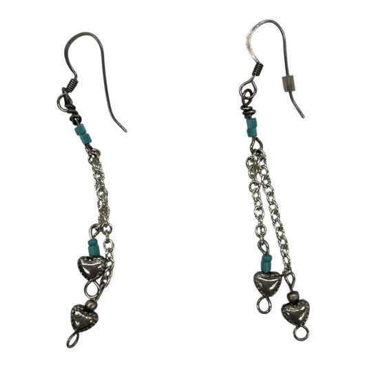 Earrings Dangle/Drop By Clothes Mentor In Blue & Silver