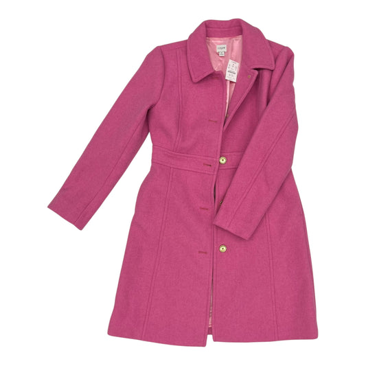 Coat Peacoat By J. Crew In Pink, Size:M