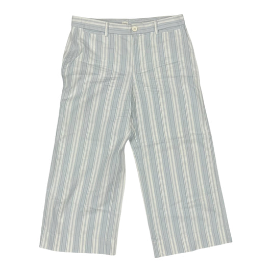 Pants Wide Leg By Gap In Blue & White, Size:12