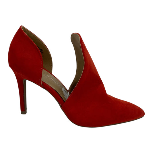 Shoes Heels Stiletto By Christian Siriano In Red, Size:7