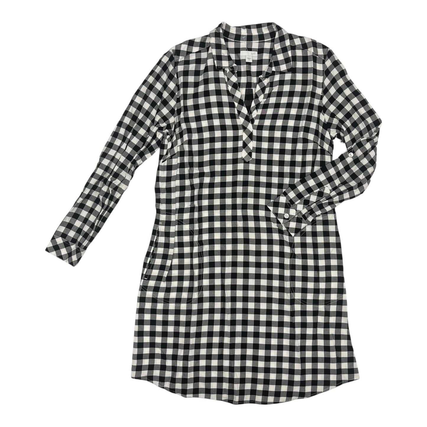 Dress Casual Short By J. Jill In Black & White, Size:S