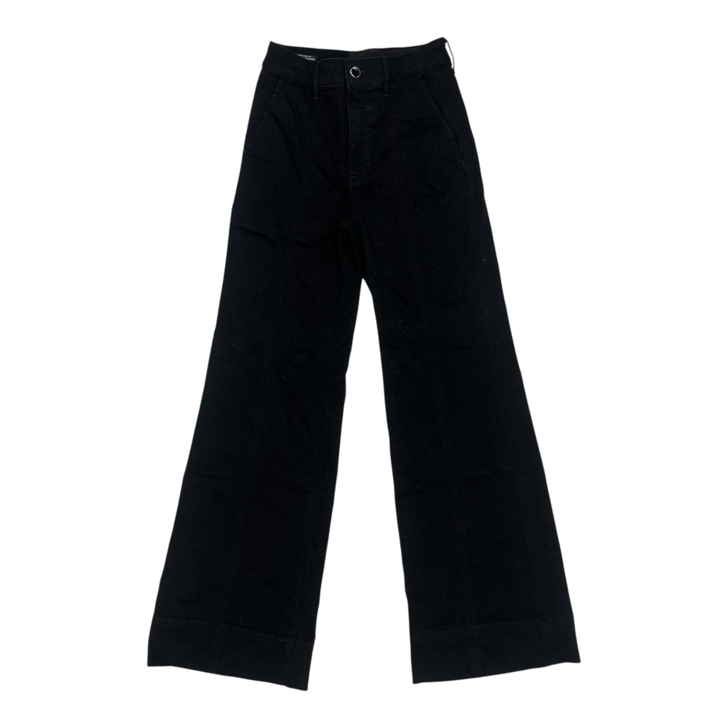 Jeans Flared By White House Black Market In Black Denim, Size:0