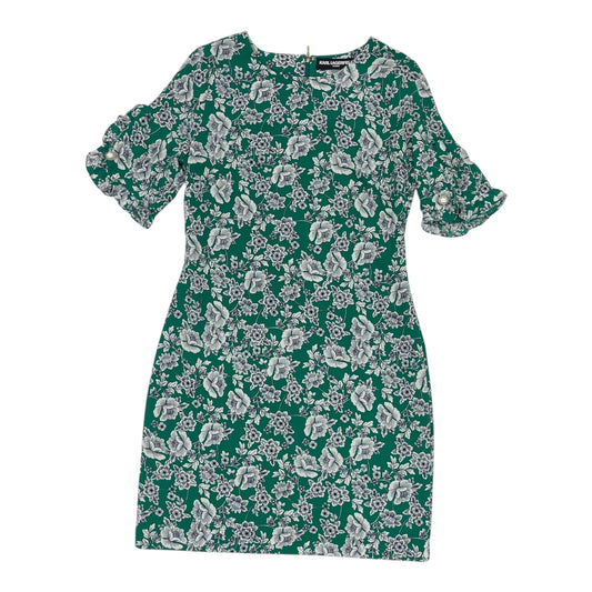 Dress Designer By Karl Lagerfeld In Green & White, Size:6