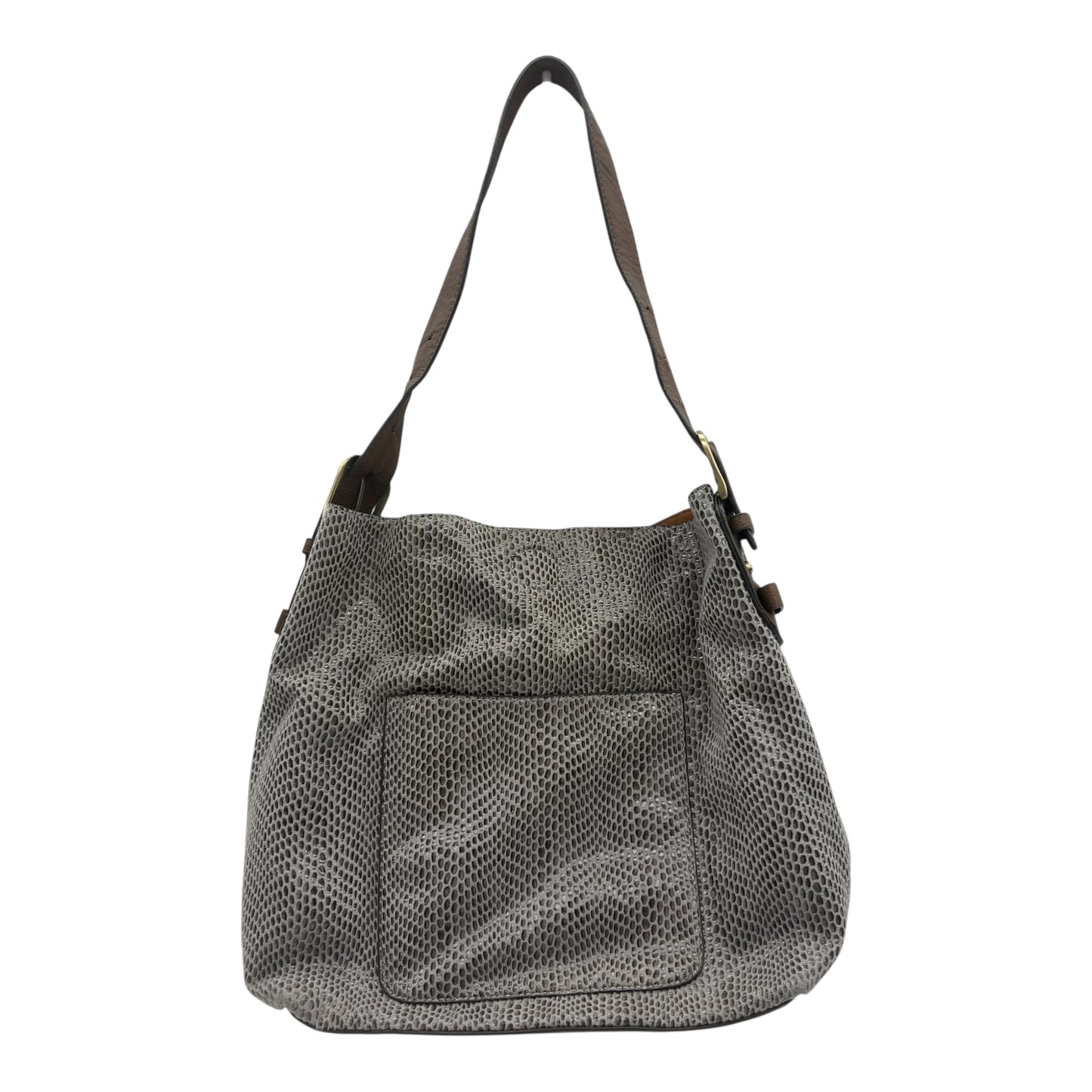 Handbag By Cmf In Snakeskin Print, Size:Medium