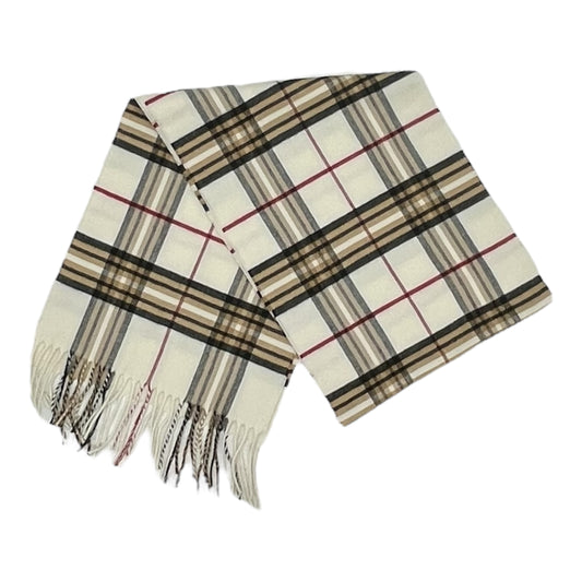 Scarf Long By    Clothes Mentor In Plaid Pattern