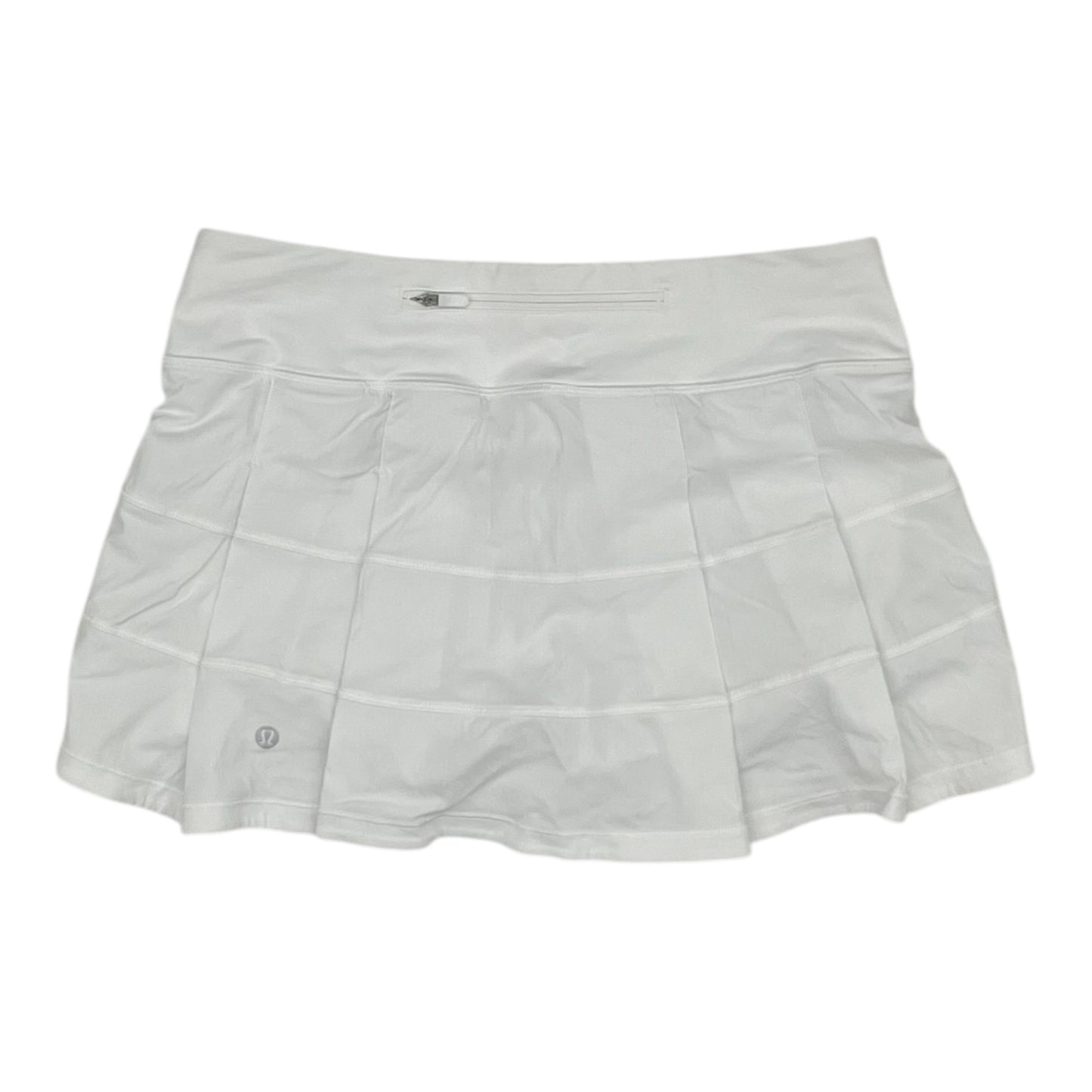 Athletic Skirt By Lululemon In White, Size:S