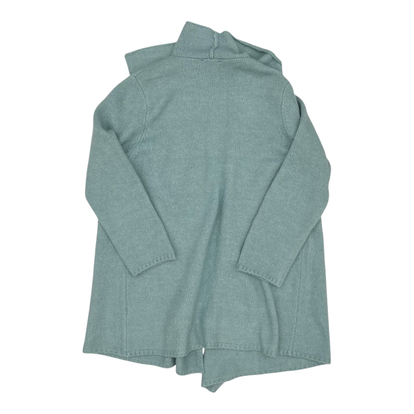 Sweater Cardigan By Karen Kane In Blue, Size:Xl