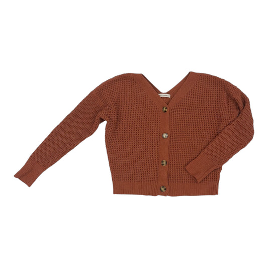 Sweater Cardigan By Moon And Madison In Brown, Size:M