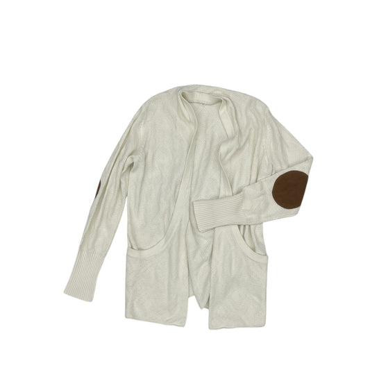 Sweater Cardigan By Market & Spruce In Cream, Size:L