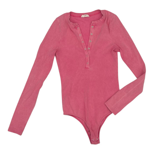Bodysuit By Ee Some In Pink, Size:L