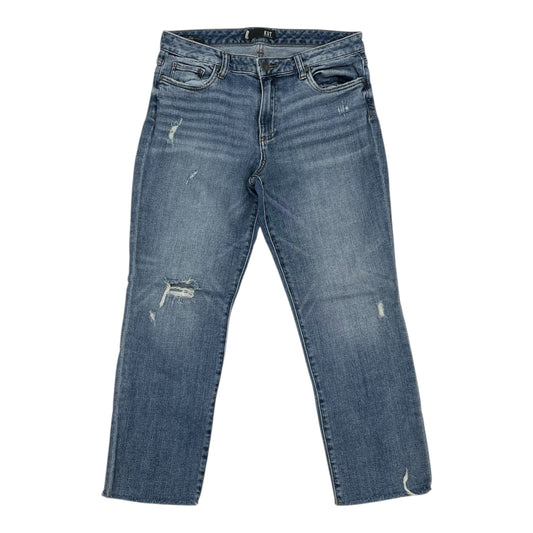 Jeans Straight By Kut In Blue Denim, Size:10