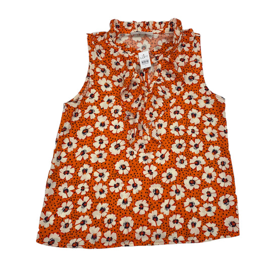 ORANGE LOFT BLOUSE SLEEVELESS, Size S