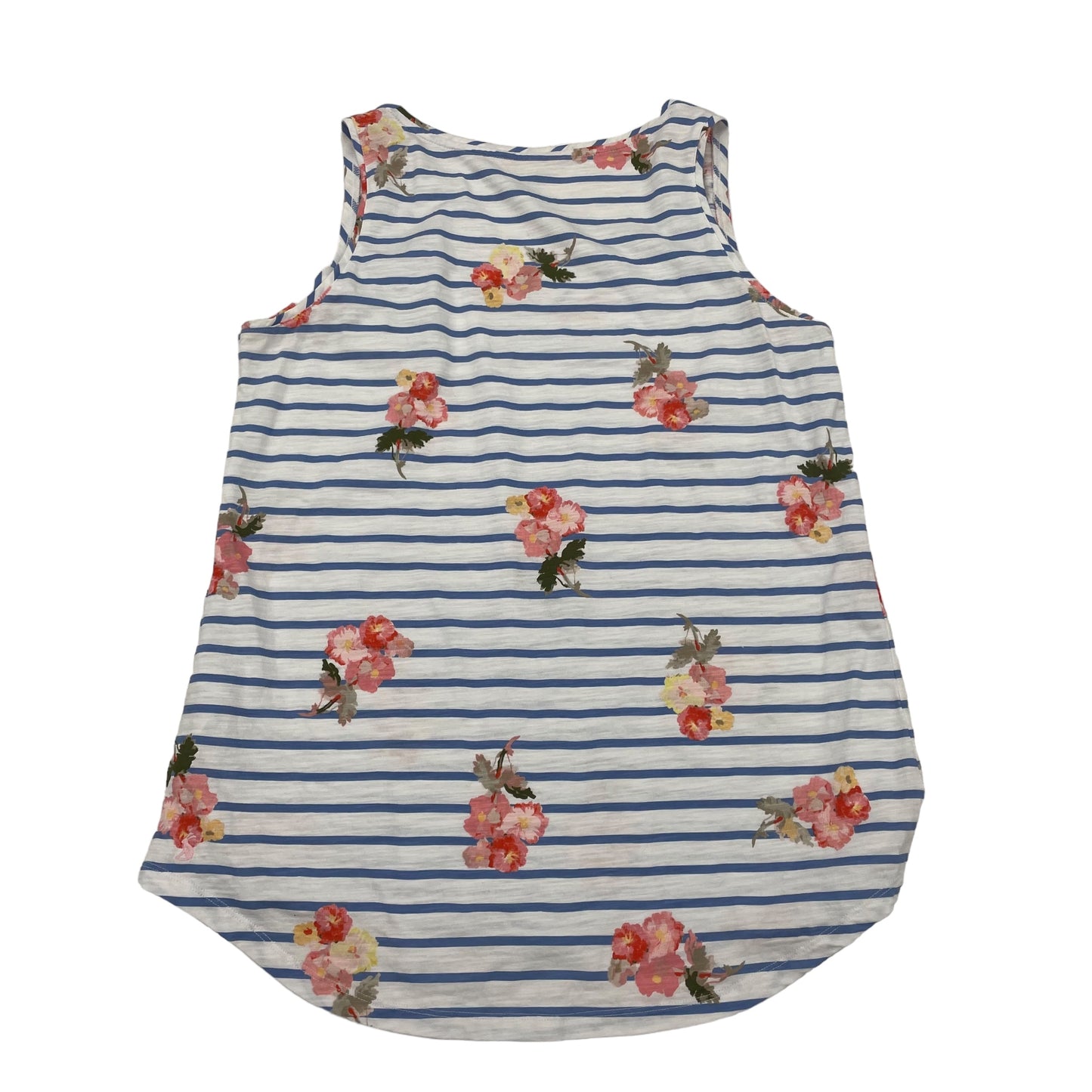 BLUE & WHITE JOULES TOP SLEEVELESS, Size M