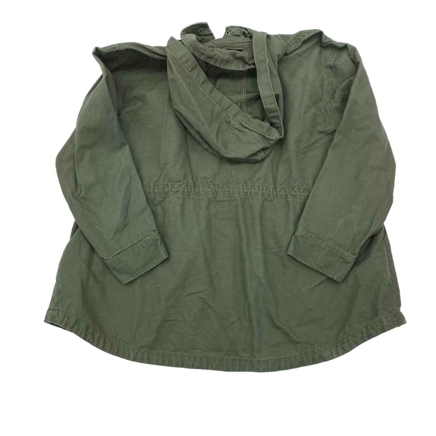 GREEN JACKET UTILITY by AVA & VIV Size:2X