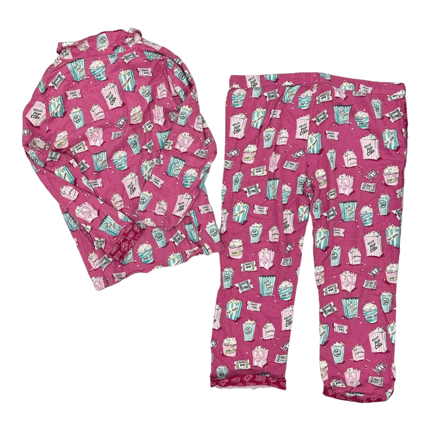 PINK LOUNGE SET PANTS by CLOTHES MENTOR Size:2X