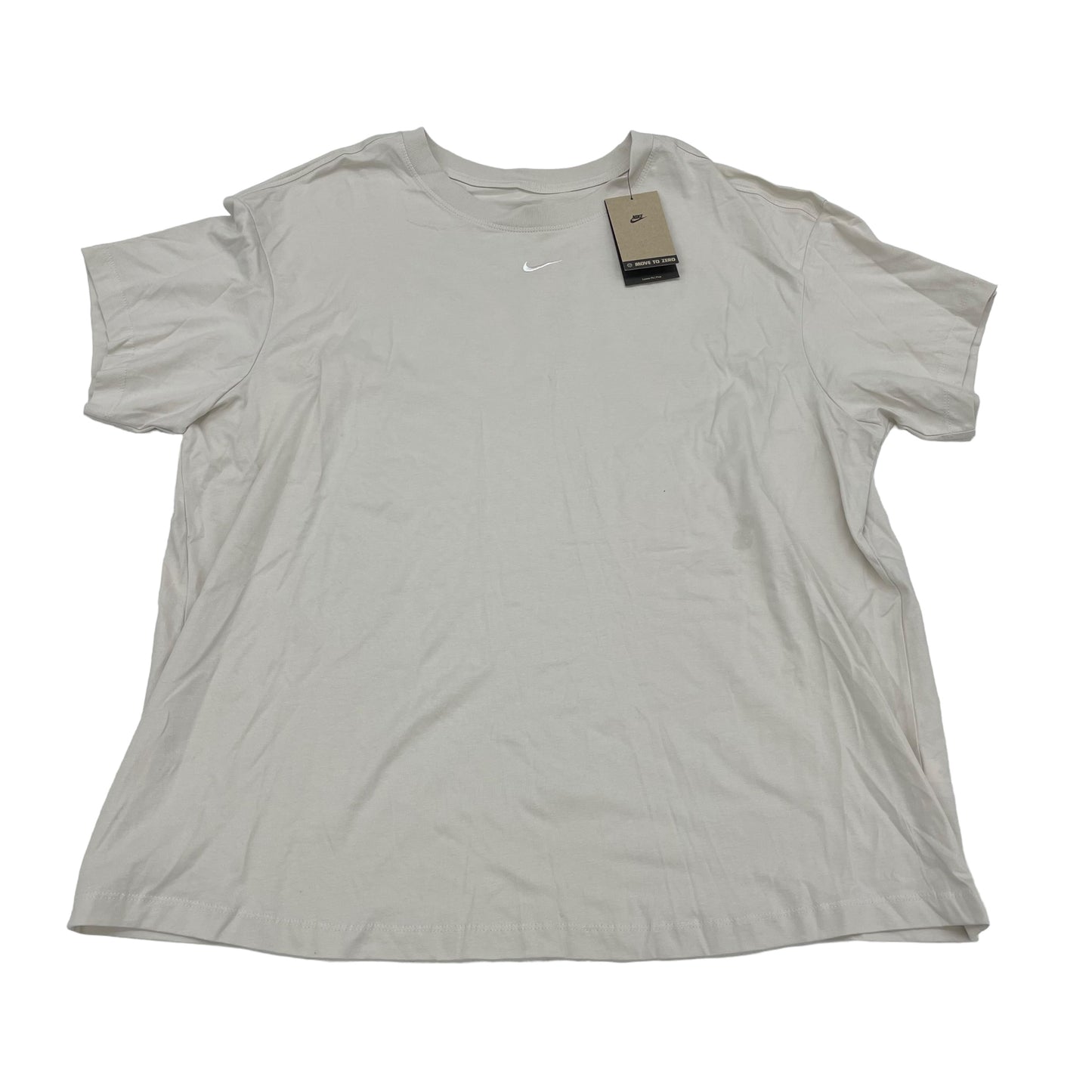 CREAM ATHLETIC TOP SS by NIKE APPAREL Size:1X